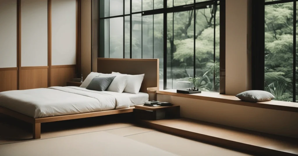 Modern Japanese Bedroom Ideas: A Fusion of Tradition and Minimalism.