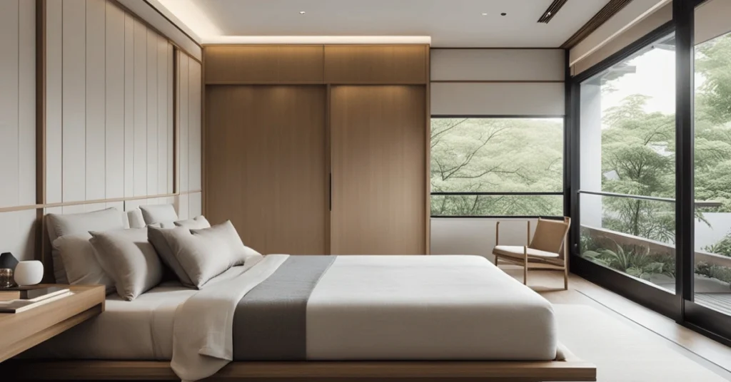 Japanese Minimalist Bedroom Layouts: Optimizing Space and Serenity.