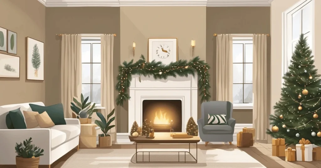 A Touch of Nature: Minimalist Christmas Decorating with Greenery