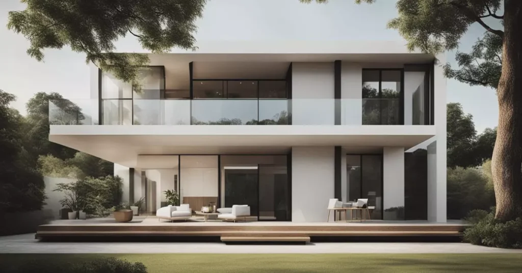 Sophisticated Minimalism: A Modern, Streamlined Home Facade - Perfection of a Minimalist House Design