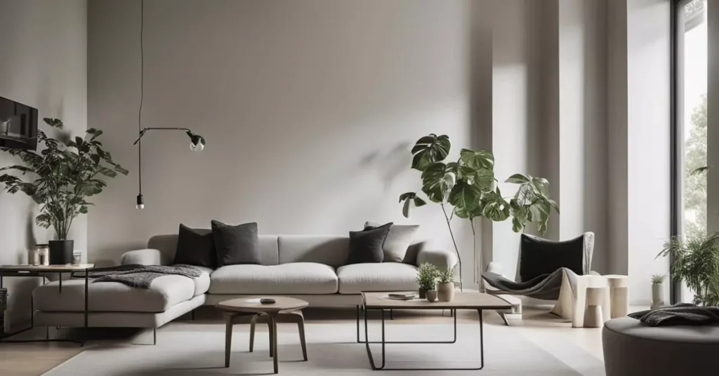 Elegant Simplicity: A Modern Minimalist Living Room.