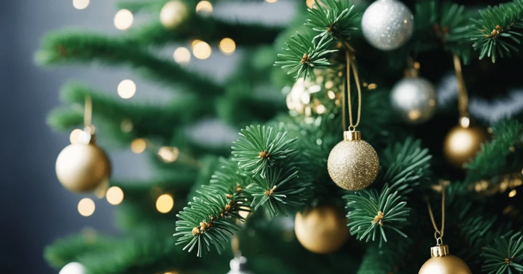 Minimalist Holiday Decor Magic: Sleek and Stylish Tree Decoration for the Holidays.