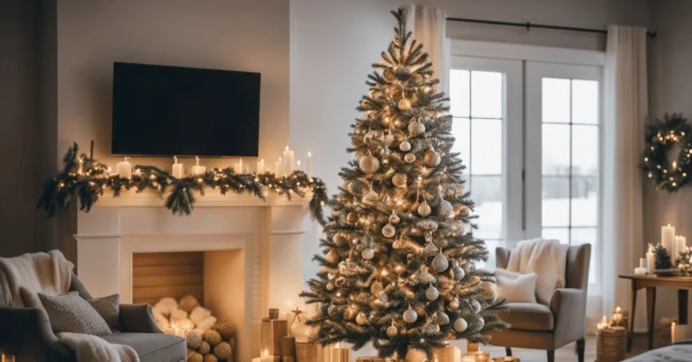 minimalist scandinavian christmas decor