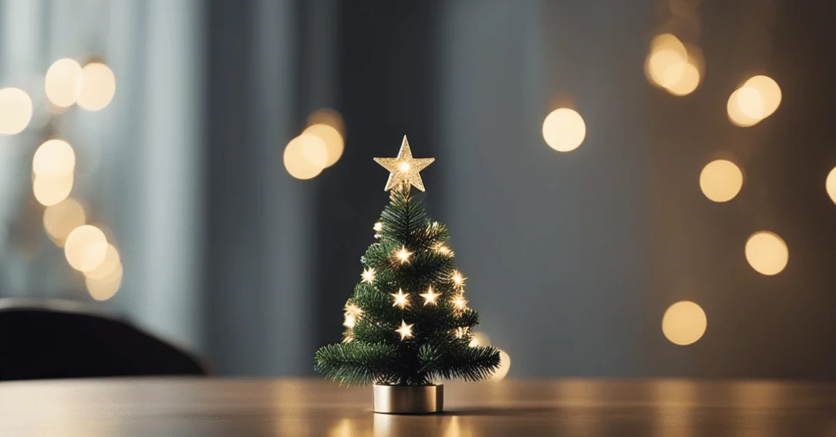 minimal christmas tree