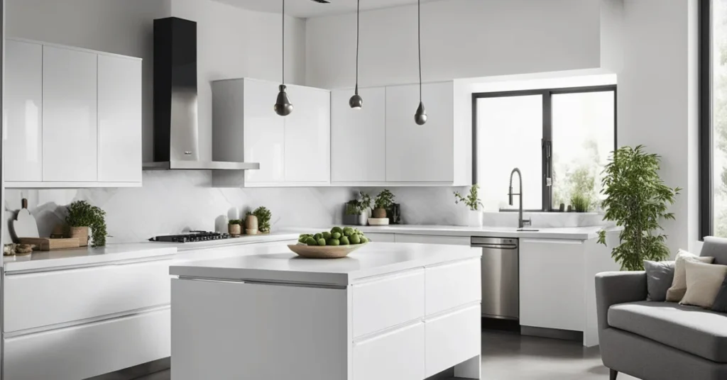 Minimalist Kitchen Bliss: Clean, Simple, and Functional