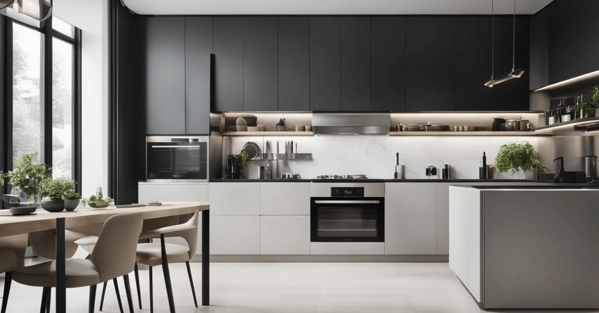 modern minimalist kitchen