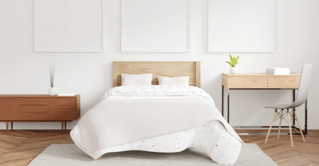 Simplify your sleeping space with a Minimal Bed Frame.