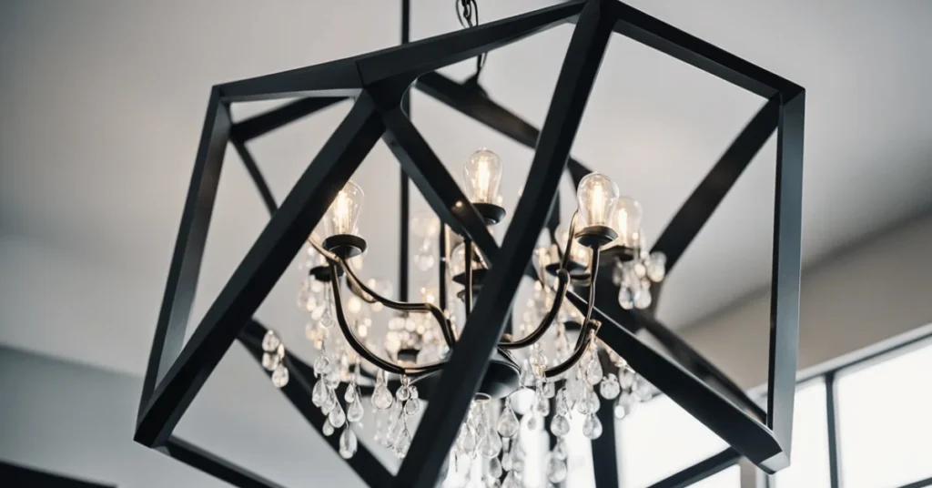 A touch of sophistication: Modern minimalist chandeliers for your space.