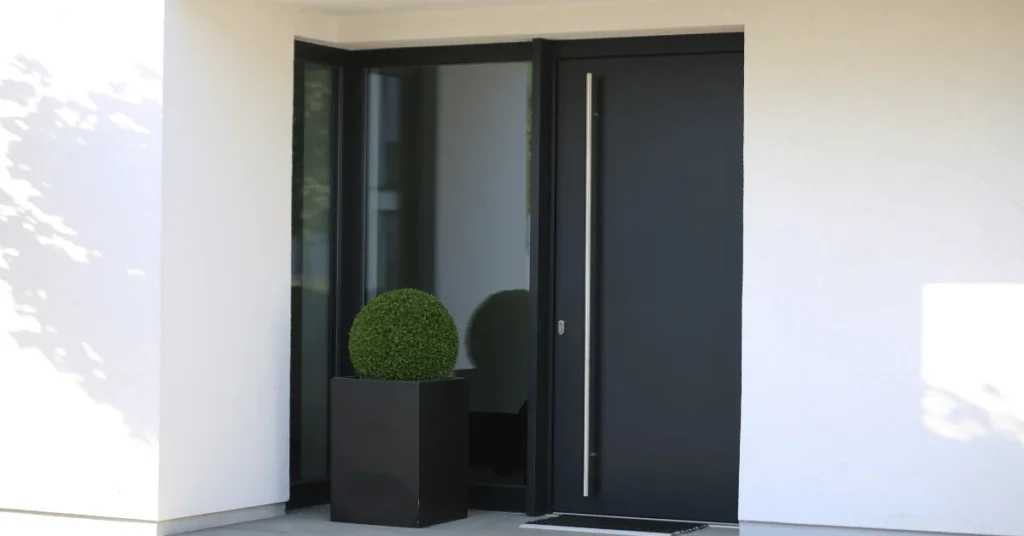 Minimalist modern door trim: The ultimate choice for a clean and polished look.