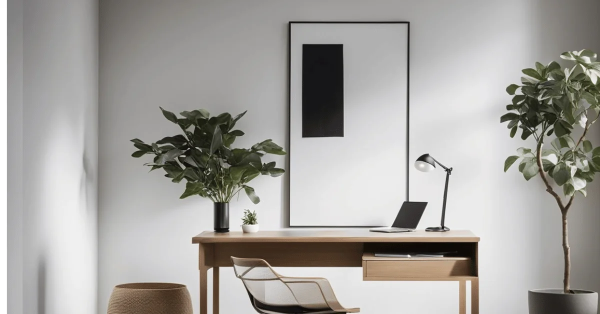 Simplify your workspace with minimalist modern home office decor.