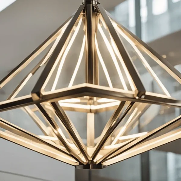 Illuminate your space with the exquisite allure of a modern minimalist chandelier.