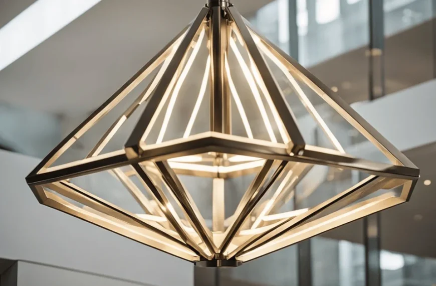 Illuminate your space with the exquisite allure of a modern minimalist chandelier.
