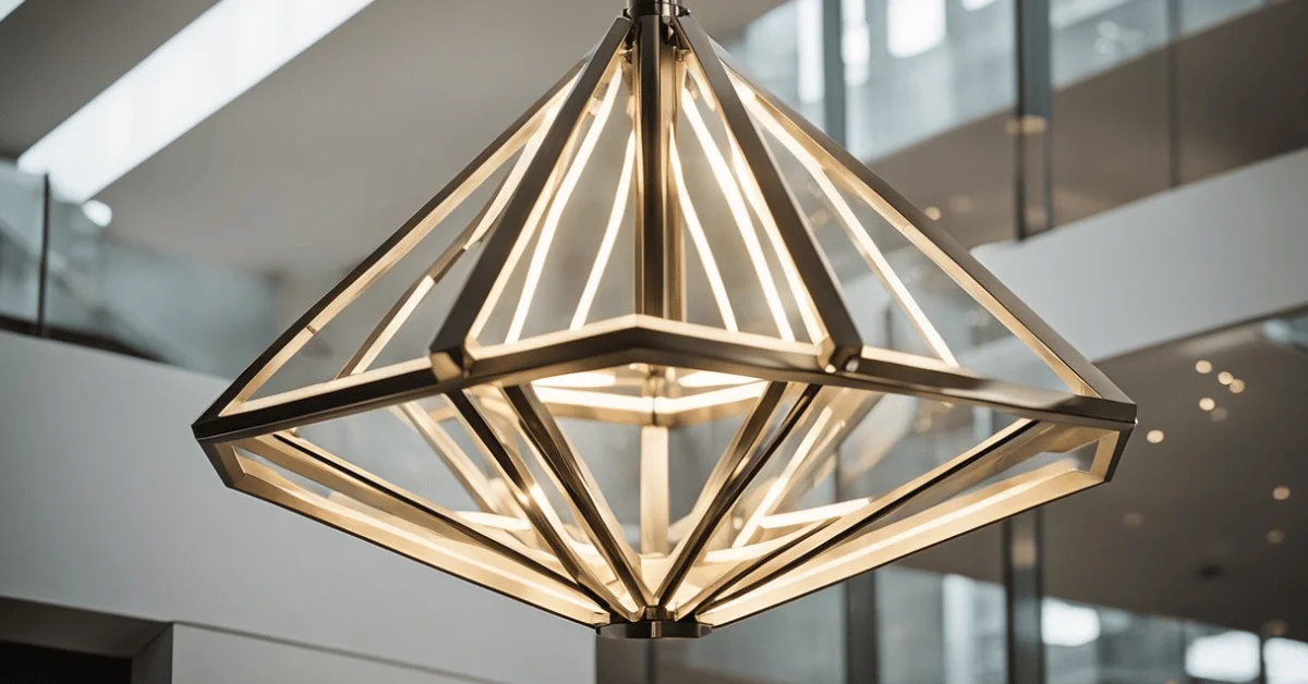 Illuminate your space with the exquisite allure of a modern minimalist chandelier.