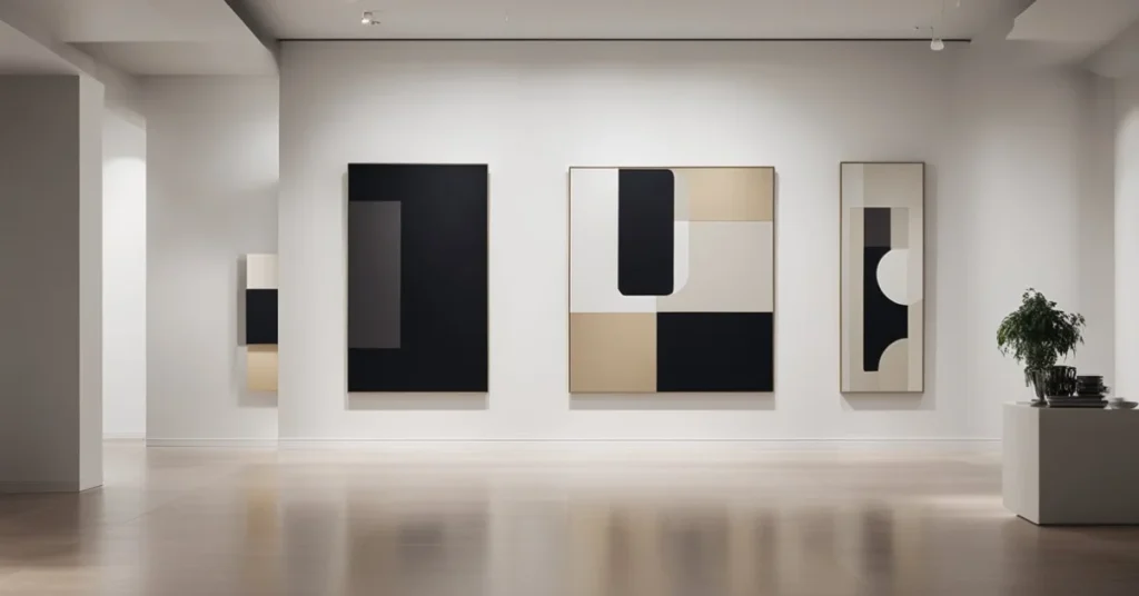 Engage your senses with minimalist modern abstract art.