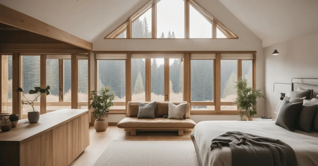 The allure of minimalist modern cabin interior design