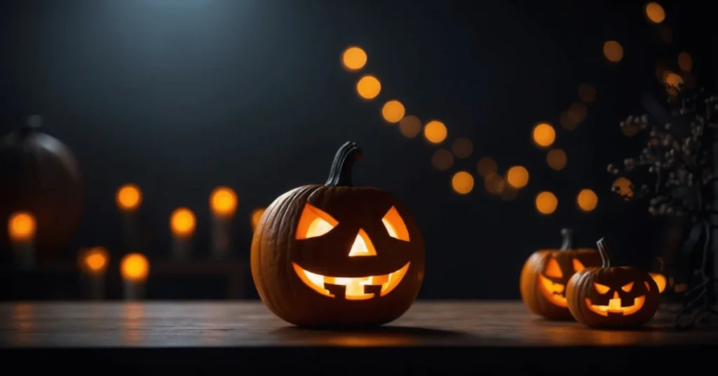 Minimalist Halloween Decor: A hauntingly stylish touch to your home.