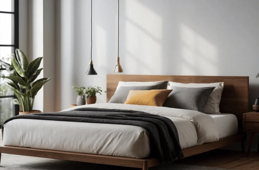 Upgrade your bedroom with a sleek Minimal Bed Frame.