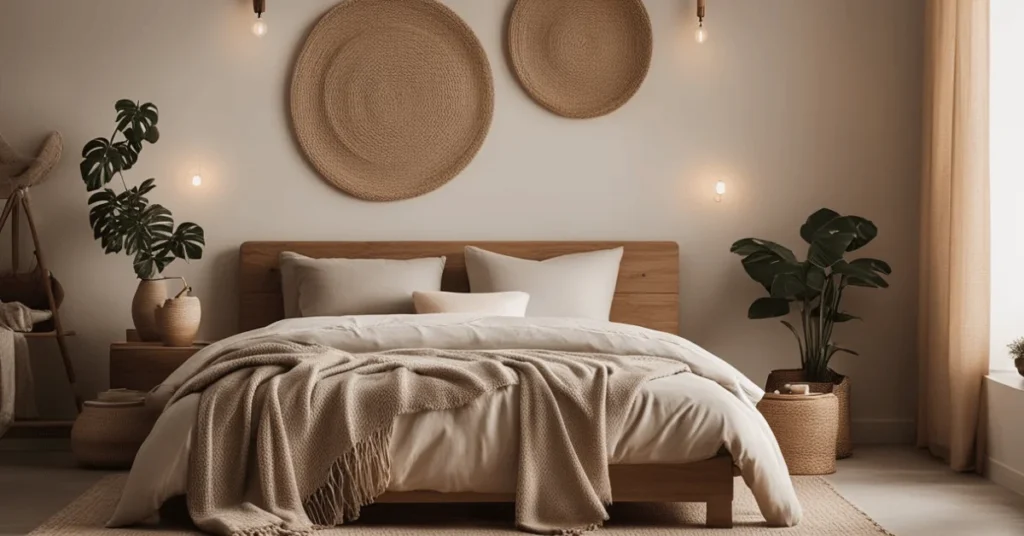 Creating harmony in your Boho Minimal Bedroom.