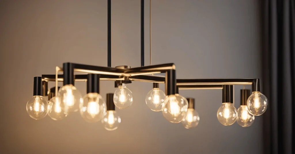 The epitome of modern elegance: The modern minimalist chandelier.
