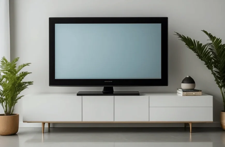 Simplicity meets function in our stylish TV stand.