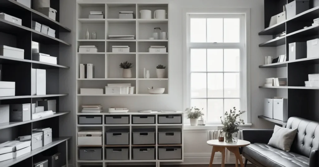 Embrace minimalism with efficient organization.