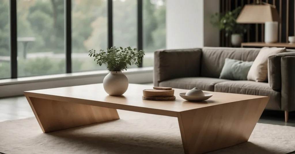 Experience the sophistication of a Modern Minimalist Coffee Table.