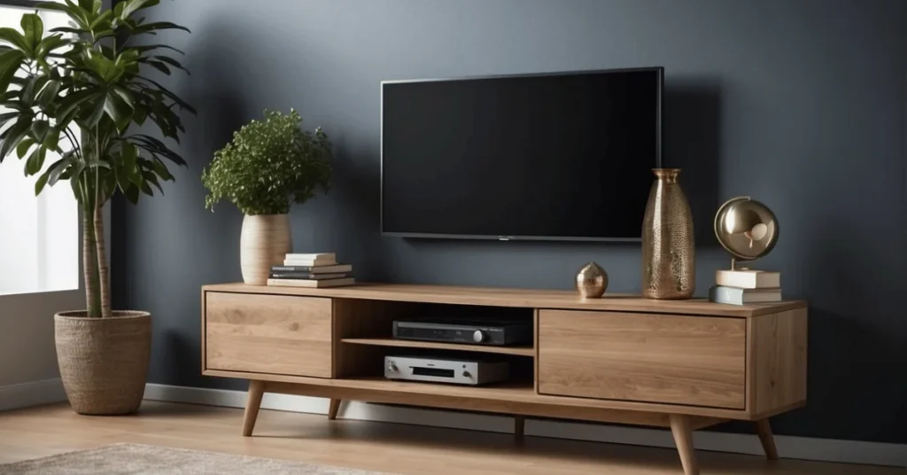 Clean lines and modern design: the Modern Minimalist TV Stand.