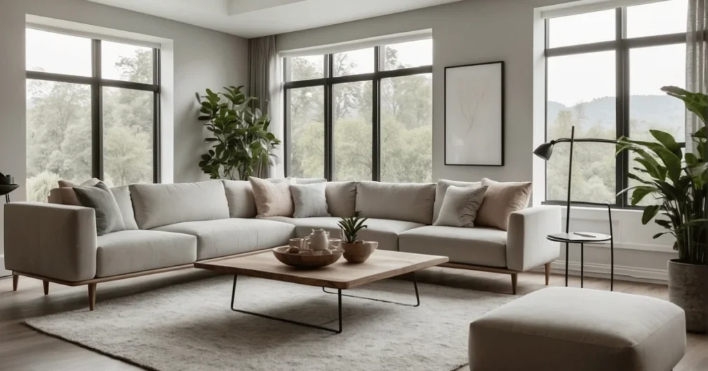 Step inside a serene concrete minimalist house and embrace modern living.