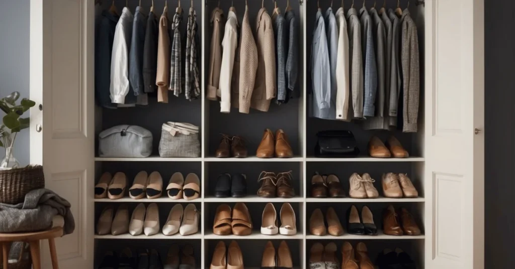 Transform your closet with minimalist organization.