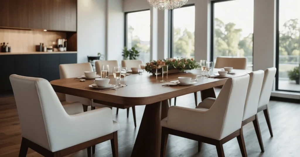 Explore our sleek modern minimalist dining table designs.