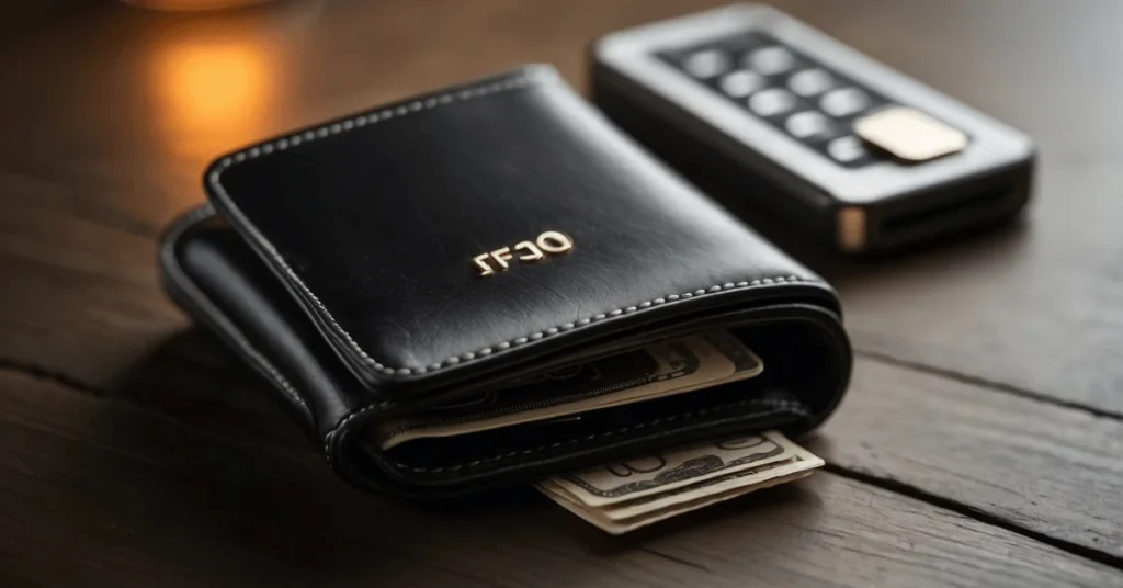 Minimalist design meets functionality in the simpel wallet.