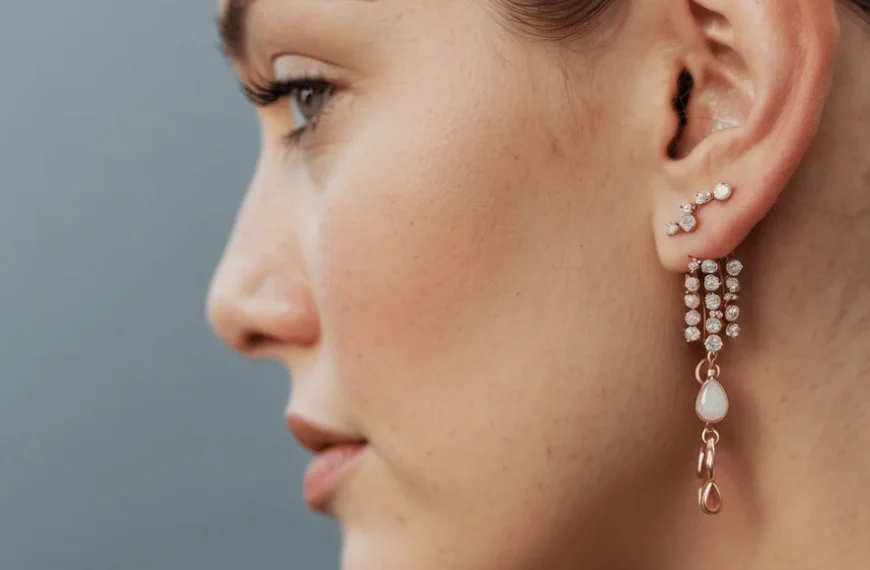 Elevate your style with minimalist ear piercings