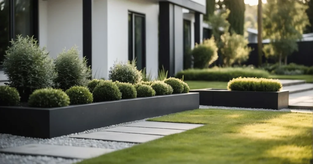 Achieve elegance and sophistication with a minimalist house exterior.