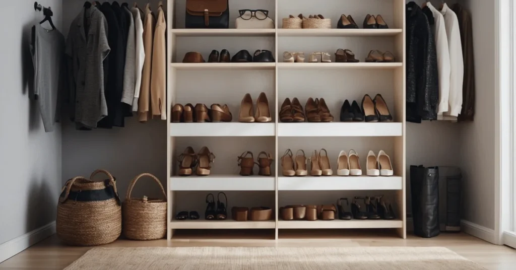 Discover the beauty of minimalist closet organization.