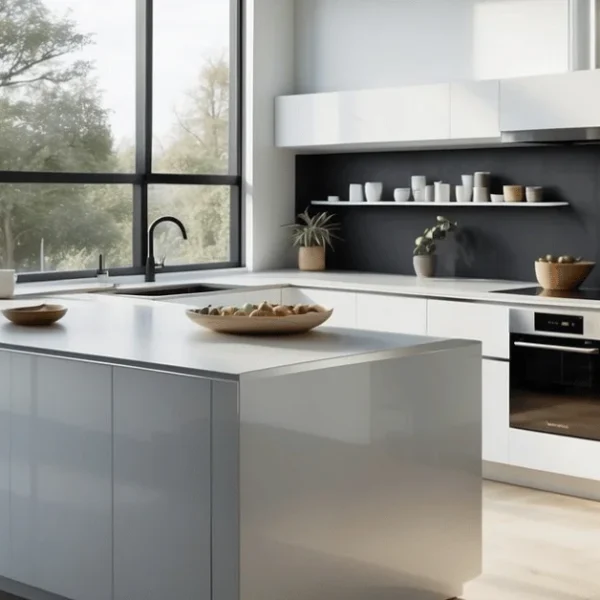 6 Embrace simplicity with minimalist kitchen cabinets for a clutter-free look.