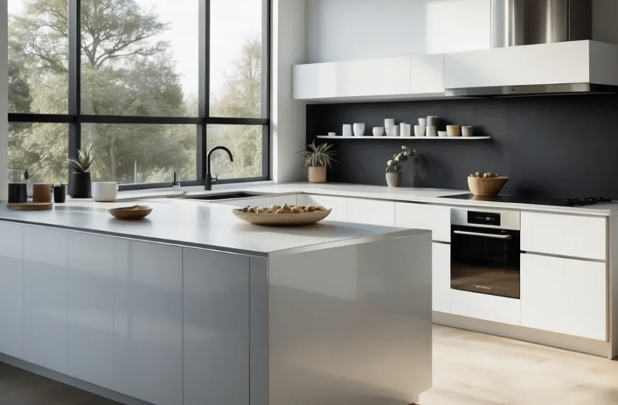 Embrace simplicity with minimalist kitchen cabinets for a clutter-free look.