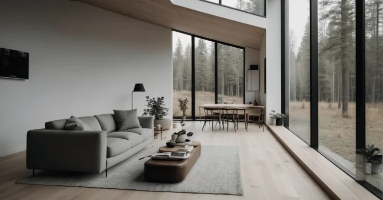 Discover the elegance of minimalist modern Scandinavian architecture.
