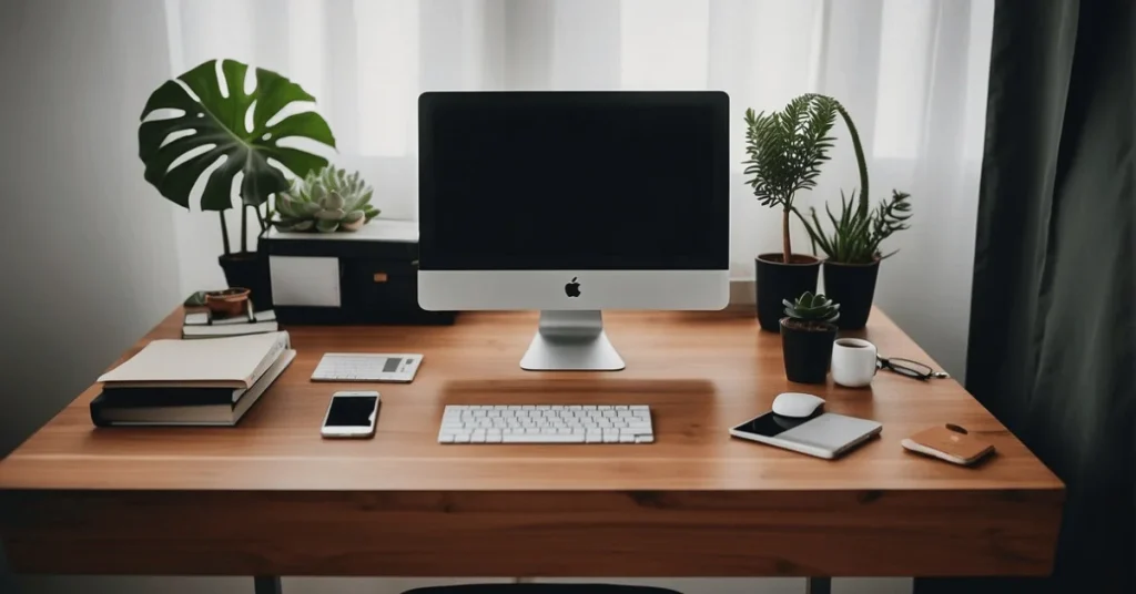 Optimize your health and posture with a minimalist standing desk.