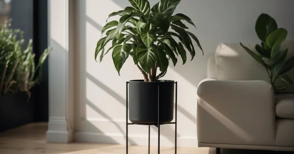 Showcase your plants in style with minimalist plant stands.