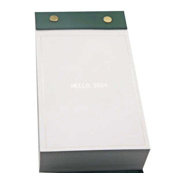 Keep your appointments and tasks visible with the stylish and functional desk pad calendar.
