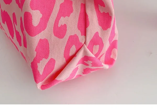 Make a statement in sustainability with a pink reusable bag.