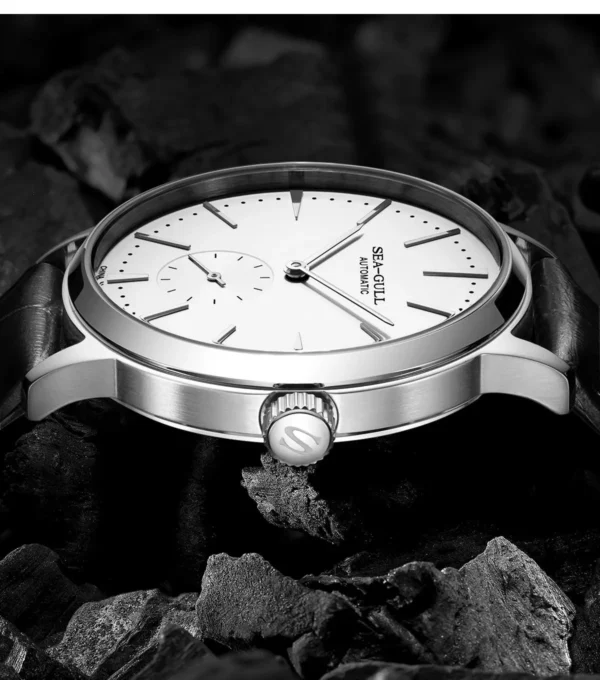 Embrace the art of minimalism with our automatic watch.