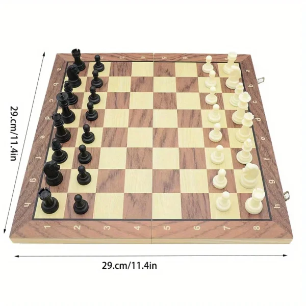 A minimalist chess set that transforms any room into a battleground of wits.