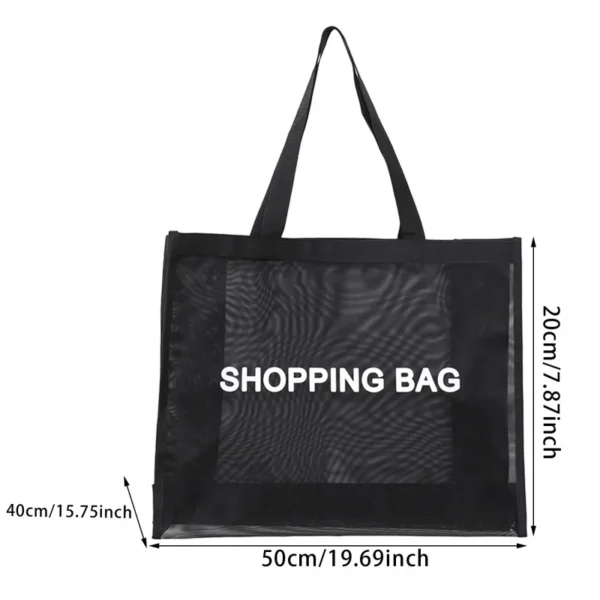 Discover the convenience of our durable nylon shopping bag.