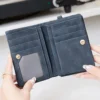 Experience the convenience of our Minimalist Zipper Wallet.