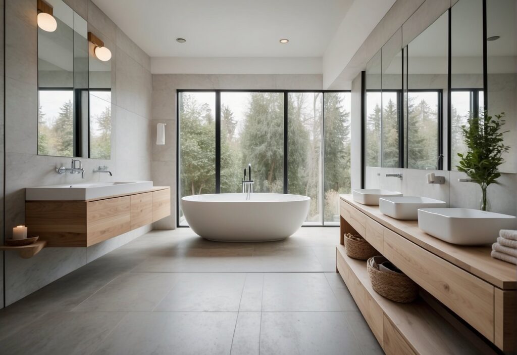 Get inspired by minimalist bathroom decor tips to create a tranquil oasis at home.