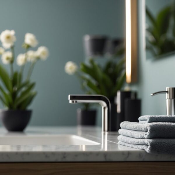 6 Explore minimalist bathroom decor ideas for a serene and clutter-free space.