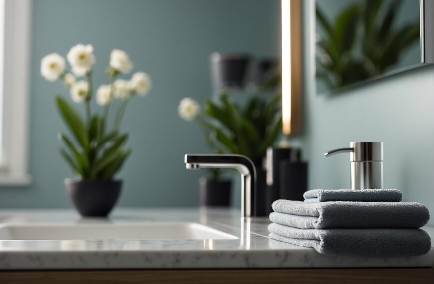27 Explore minimalist bathroom decor ideas for a serene and clutter-free space.