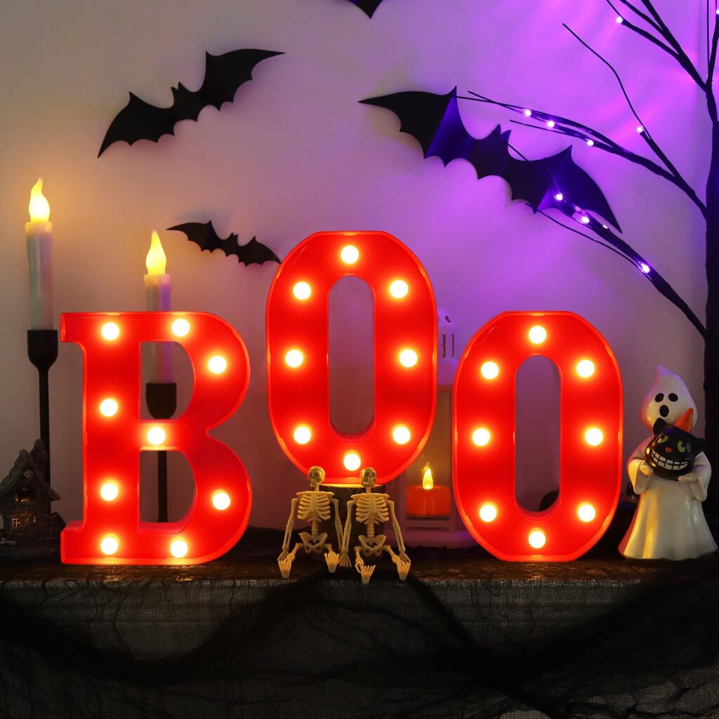 Top 5 Minimalist Halloween Decoration Ideas for an Elegant Celebration 5 cute boo Minimalist Halloween decorations
