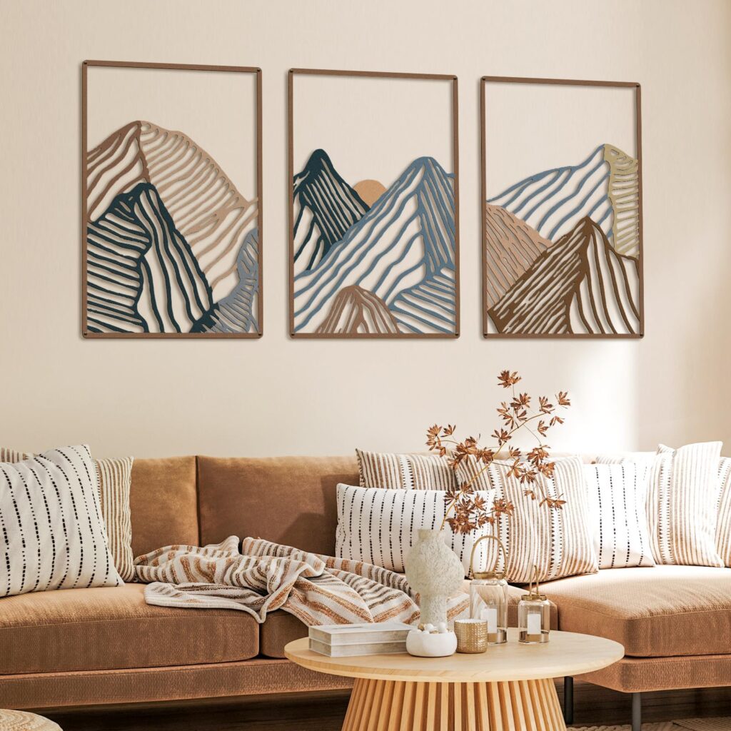 Top 5 Minimalist Wall Decor Ideas for a Simplified Aesthetic 6 mountain Minimalist wall decor